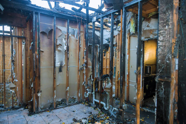 Professional Fire Damage Assessment technician working in Avon-by-the-Sea, NJ